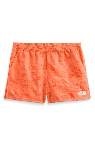 Shop The North Face Kids' Amphibious Shorts In Dusty Coral Orange Phantom