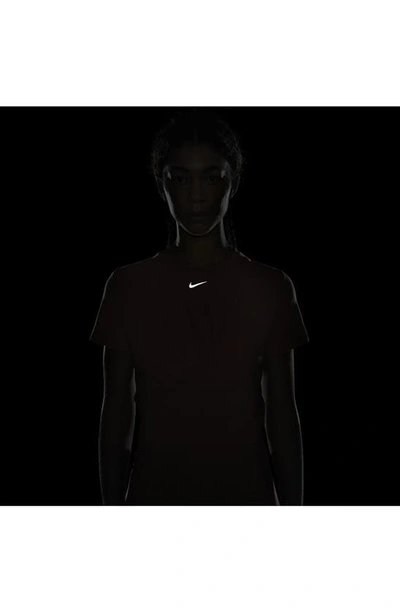 Shop Nike One Luxe Dri-fit Top In Adobe