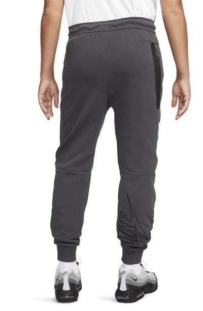 Shop Nike Tech Fleece Joggers In Anthracite/ Anthracite