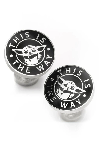 Cufflinks, Inc Grogu This Is The Way Cuff Links In Silver