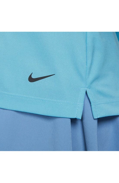 Shop Nike Victory Dri-fit Polo In Baltic Blue/ Black