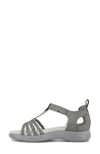 Shop Jbu By Jambu Prague Sandal In Grey/ Gunmetal