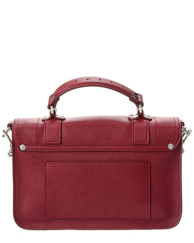 Shop Proenza Schouler Ps1 Tiny Leather Shoulder Bag In Red