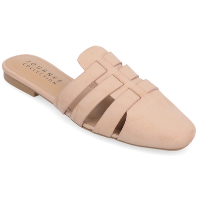 Journee Collection Collection Women's Tru Comfort Foam Jazybell Flats In Beige