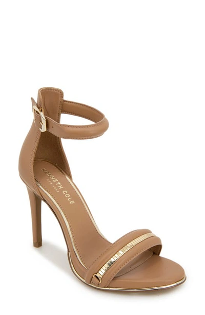 Kenneth Cole Women's Brooke Ankle Strap Heeled Sandal Black Size 9.5