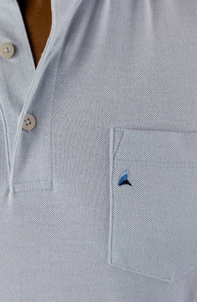 Shop Tailor Vintage Performance Birdseye Piqué Polo Shirt In Cashmere Blue