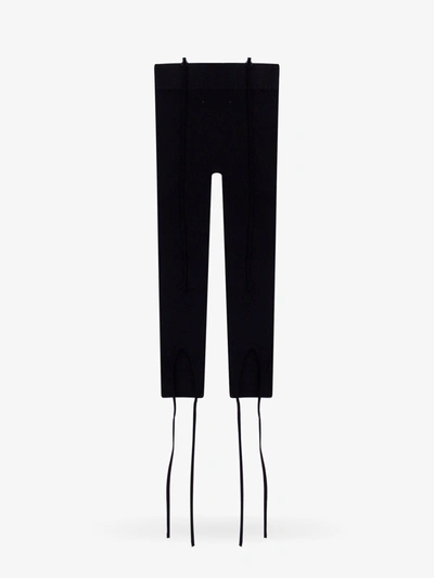 Shop Andrea Adamo Leggings In Black