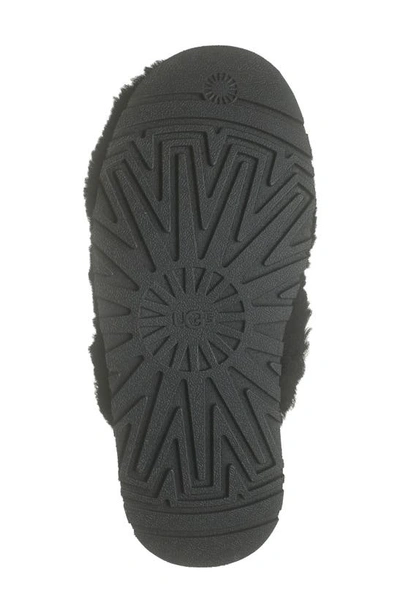 Ugg Maxi Genuine Shearling Platform Clog In Black
