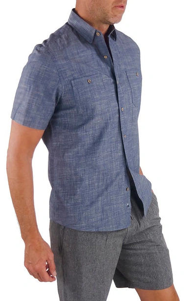 Shop Tailor Vintage Collared Button-down Shirt In Insignia Blue