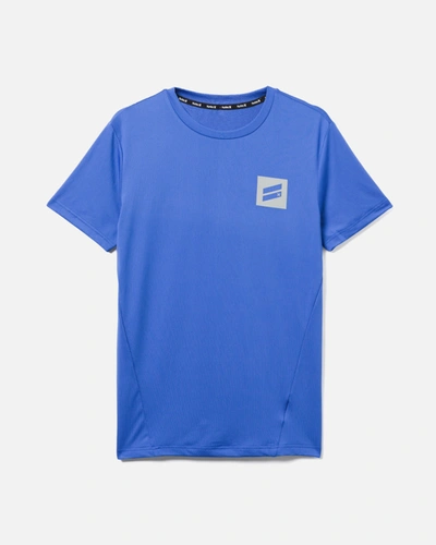 Shop United Legwear Men's Exist Bootcamp Breathe Mesh Short Sleeve Performance T-shirt In Blue