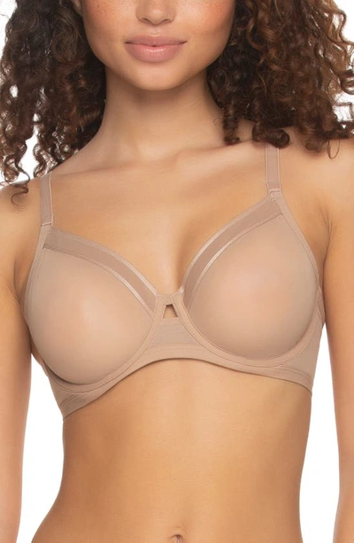 Felina Ethereal Unlined Underwire Bra In Dune