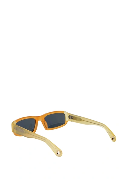 Shop Jacquemus Sunglasses Acetate Orange