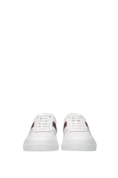 Shop Paul Smith Sneakers Fermi Leather White Multicolor