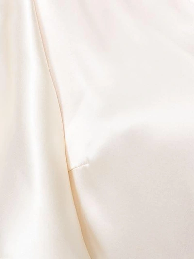 Shop Saint Laurent Flared Slit Detail Dress