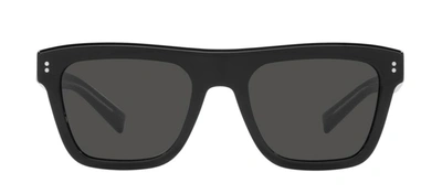 Shop Dolce & Gabbana Dg4420 501/87 Square Sunglasses In Grey