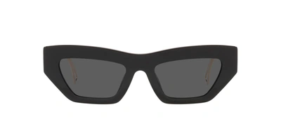 Shop Versace 0ve4432u Gb1/87 Cat Eye Sunglasses In Grey