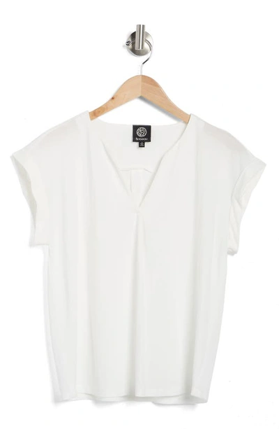 Shop Bobeau Dolman Sleeve Piqué T-shirt In White