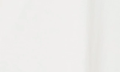 Bobeau Flutter Sleeve Crepe Blouse In White