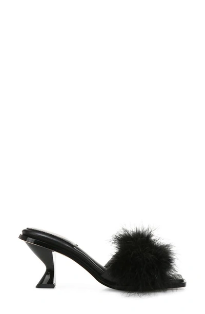 Shop Circus Ny Florence Feather Slide Sandal In Black