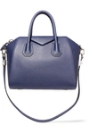 Givenchy Small Antigona Bag In Navy Textured-leather