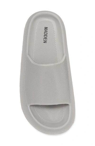 Shop Madden Slide Sandal In Grey