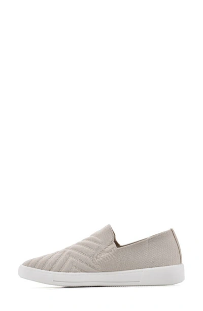 Shop White Mountain Footwear Until Knit Slip-on Sneaker In Taupe/ Fabric