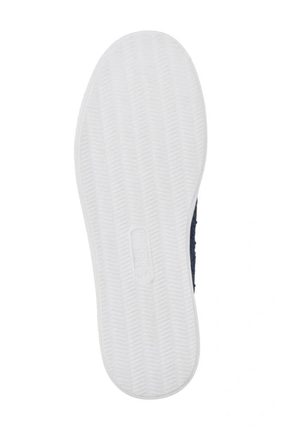 White Mountain Footwear Unit Knit Slip-on Sneaker In Navy/ Fabric