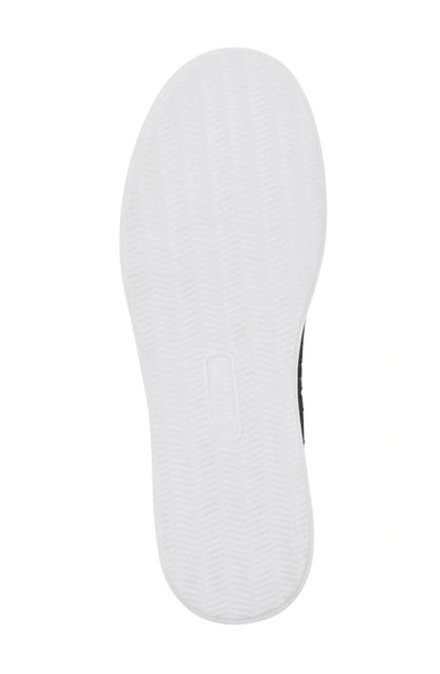 White Mountain Footwear Unit Knit Slip-on Sneaker In Black/ Fabric