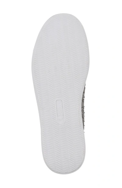 White Mountain Footwear Unit Knit Slip-on Sneaker In Silver/ Fabric