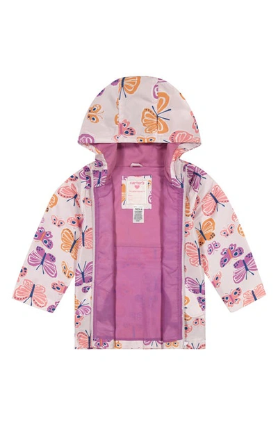 Shop Oshkosh B'gosh Kids' Print Raincoat In Butterfly