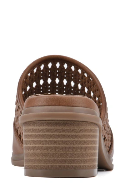 Cliffs By White Mountain Corley Heeled Mule In Whiskey/ Burnished/ Smooth