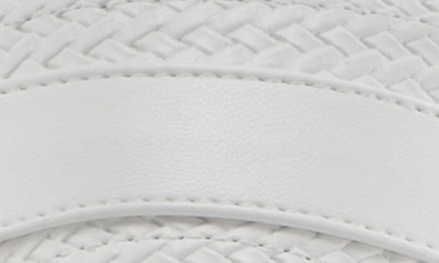 Cliffs By White Mountain Benedict Wedge Thong Sandal In White/ Woven