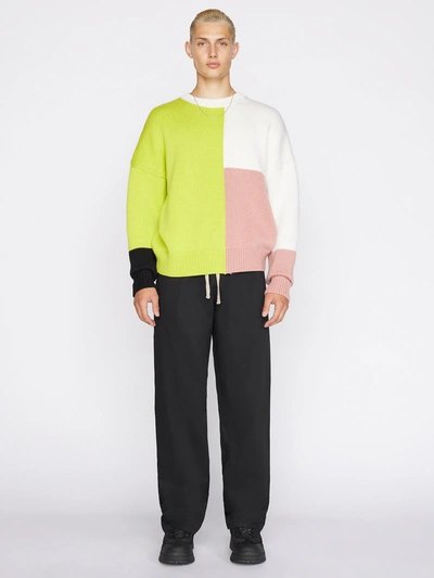 Shop Frame Color Block Sweater Flash Lime Multi