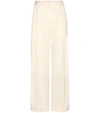 HILLIER BARTLEY CROPPED WIDE-LEG WOOL TROUSERS,P00178761