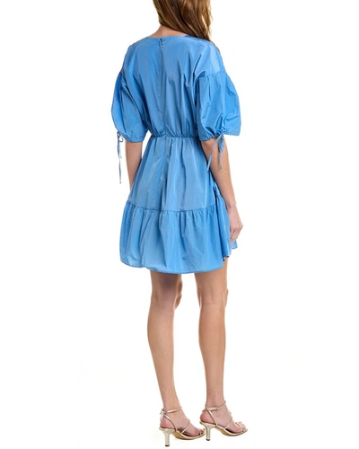 Shop Ted Baker Suza Wrap Mini Dress In Blue