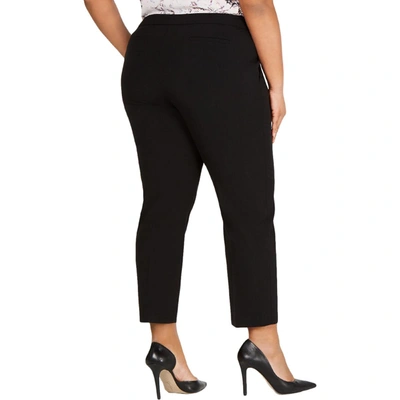 Shop Bar Iii Plus Womens Office Business Ankle Pants In Black