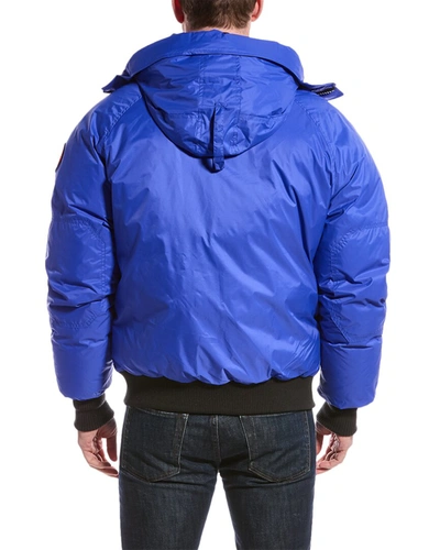 Canada Goose Blue Chilliwack Bomber Down Jacket In Blue