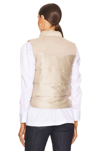 Shop Rag & Bone Erica Puffer Vest In Taupe In Beige