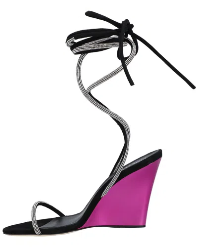 Paris Texas Willow Leather Sandal In Black