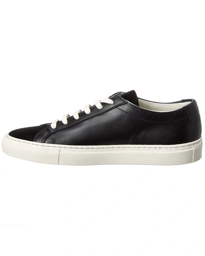 Shop Common Projects Original Achilles Leather & Suede Sneaker In Black