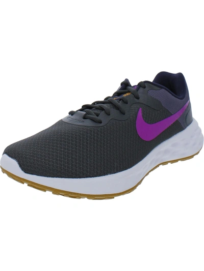 Shop Nike Revolution 6 Mens Fitness Lace Up Athletic And Training Shoes In Multi