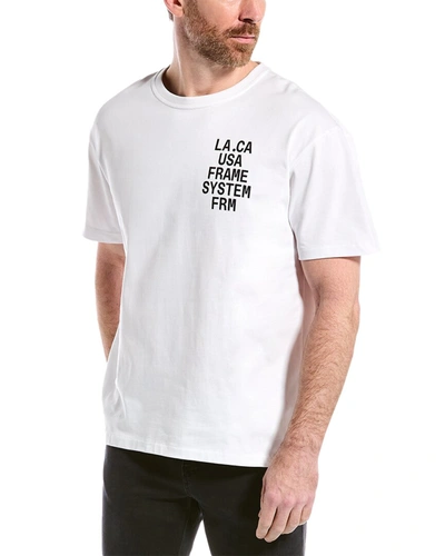 Shop Frame Denim Season Graphic T-shirt In White