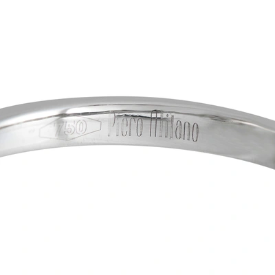 Piero Milano 18k White Gold 0.28ct White And Black Diamond Ring