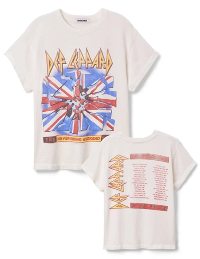 Shop Daydreamer Def Leppard 1993 Tour Tee In Vintage White