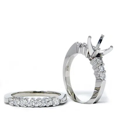 Pompeii3 3/4ct Diamond Engagement Matching Ring Setting Semi Mount In Multi