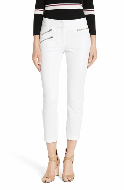 Shop Veronica Beard Roxy Baby Bell Pant In White