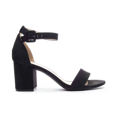 Shop Chinese Laundry Jody Sandal In Black Suede