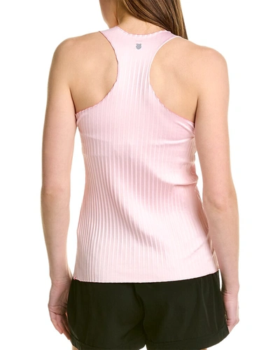 Shop K-swiss Pleated Tank In Pink