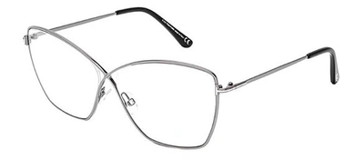 Shop Tom Ford Ft5518 Optical 14 Square Eyeglasses In Clear