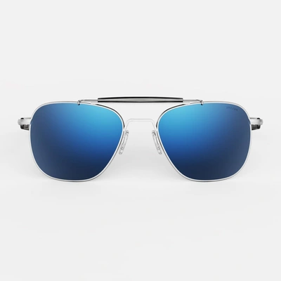 Shop Randolph Engineering Randolph Aviator Ii Sunglasses In Skyforce™ Atlantic Blue